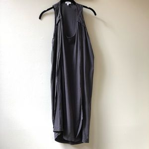 Clu Mixed Media Sleeveless Tank Dress